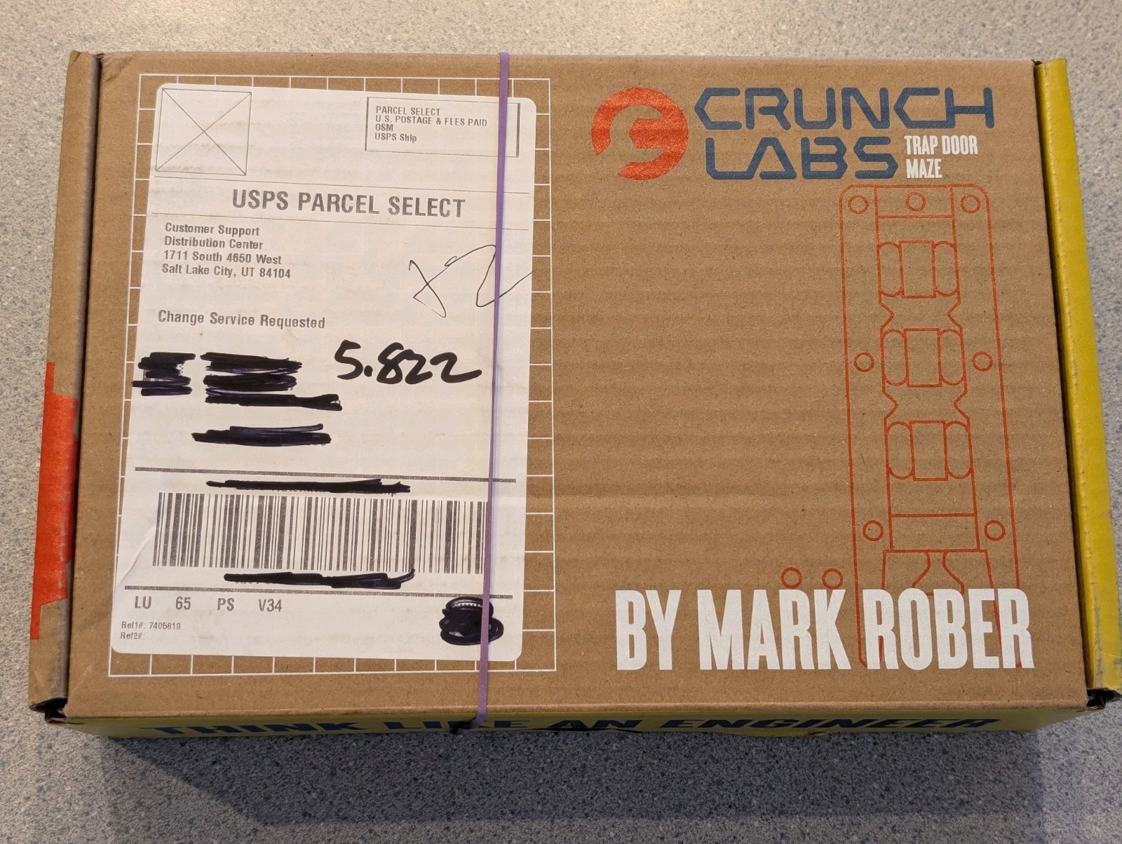 Crunch Lab’s by Mark Rober – Trap Door Maze – Sealed & New