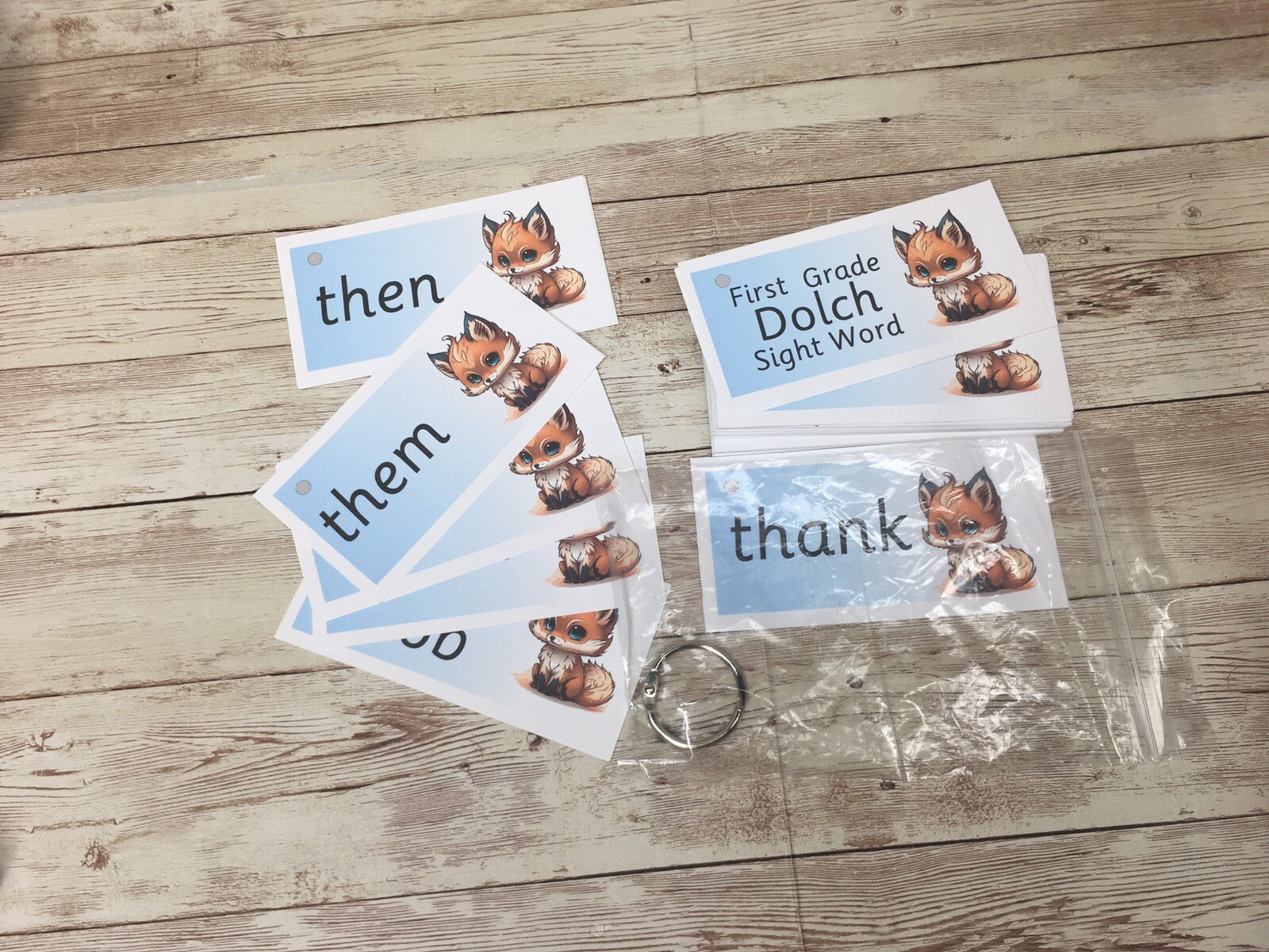 DIY PRINTED / UNCUT Literacy Learning Resource Dolch First Grade Sight Word