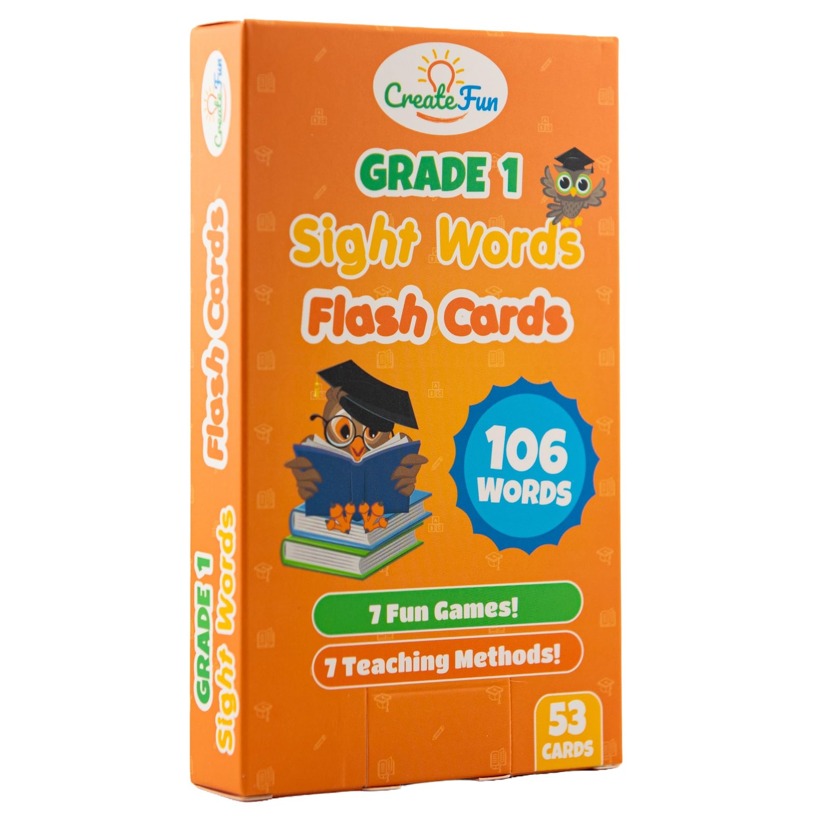 106 Sight Words Flash Cards 1st Grade for Kids Ages 56, Dolch & Fry Sight Wor…