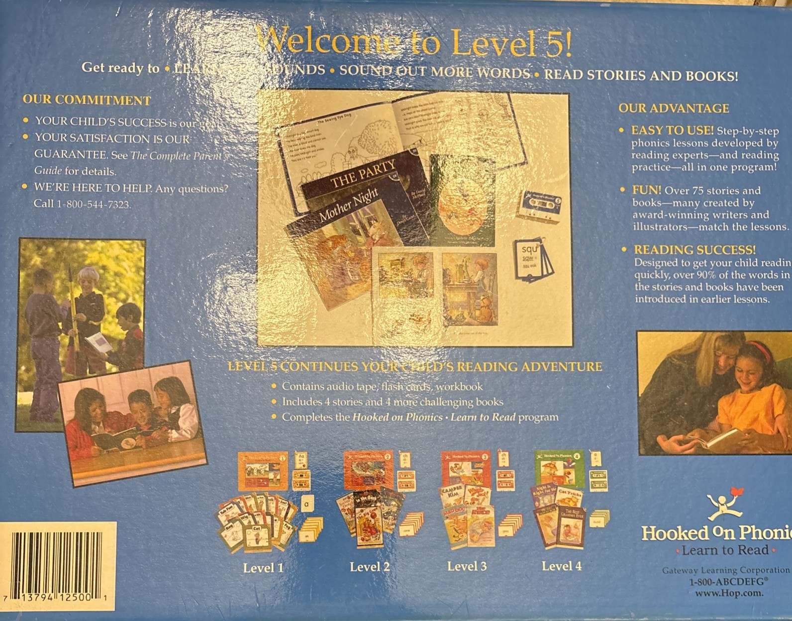 Hooked on Phonics Level 5 Learn to Read Set Books & Workbooks + Cassettes