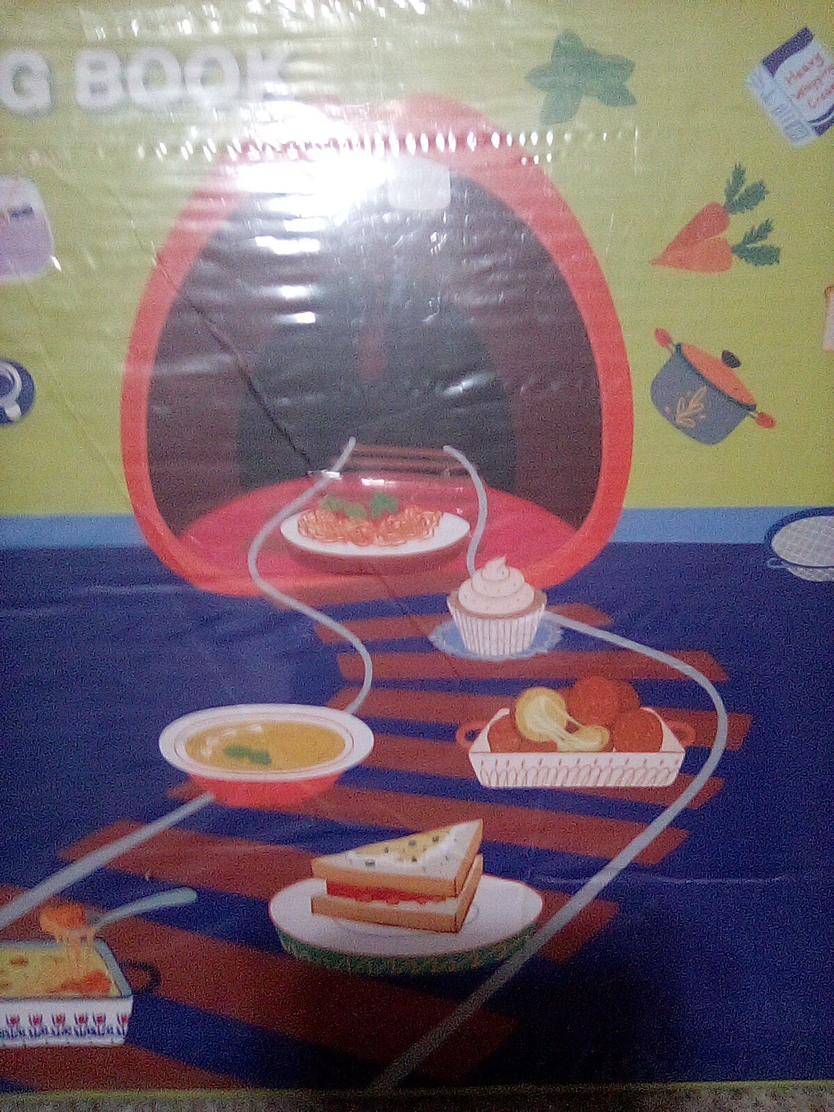Giant cabbage Cooking Book Busy Book- Kitchen Travel Toys