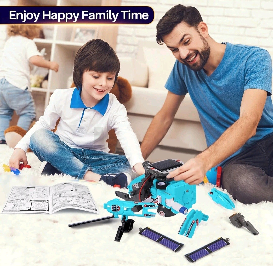 6-in-1 STEM Solar Robot Kit for Kids Educational Science New Sealed- Box Damage