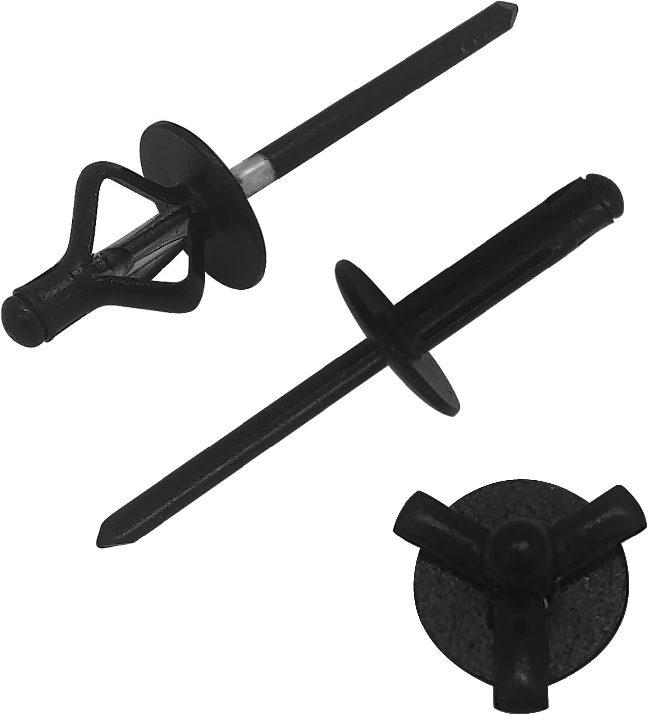 Tri-Fold Exploding Large Head Aluminum Pop Blind Rivets 3/16” * 4/5” Long Grip