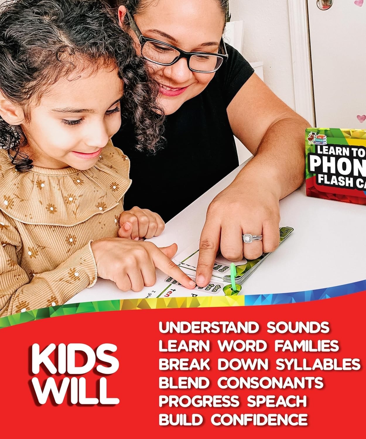 Quality Phonics Flash Cards with Spaced Repetition for Early Readers