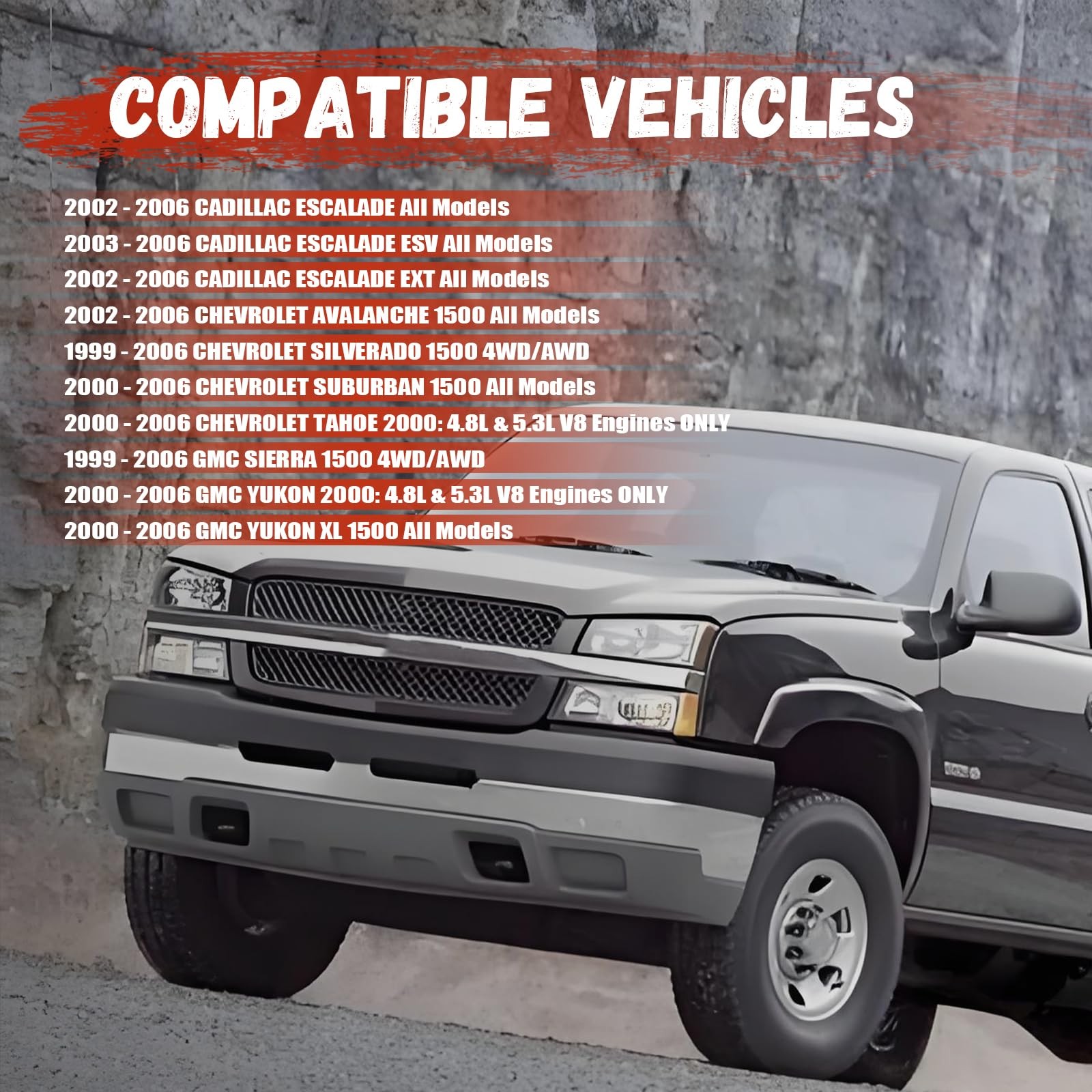 4WD Front Upper Control Arm Kit Chevy GMC 13pc