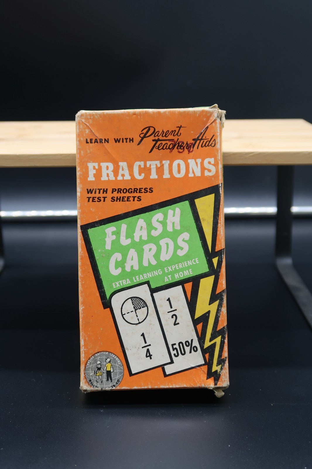 Fractions Flash Cards Learn Parent Teacher Numbers Math Arithmetic Home School