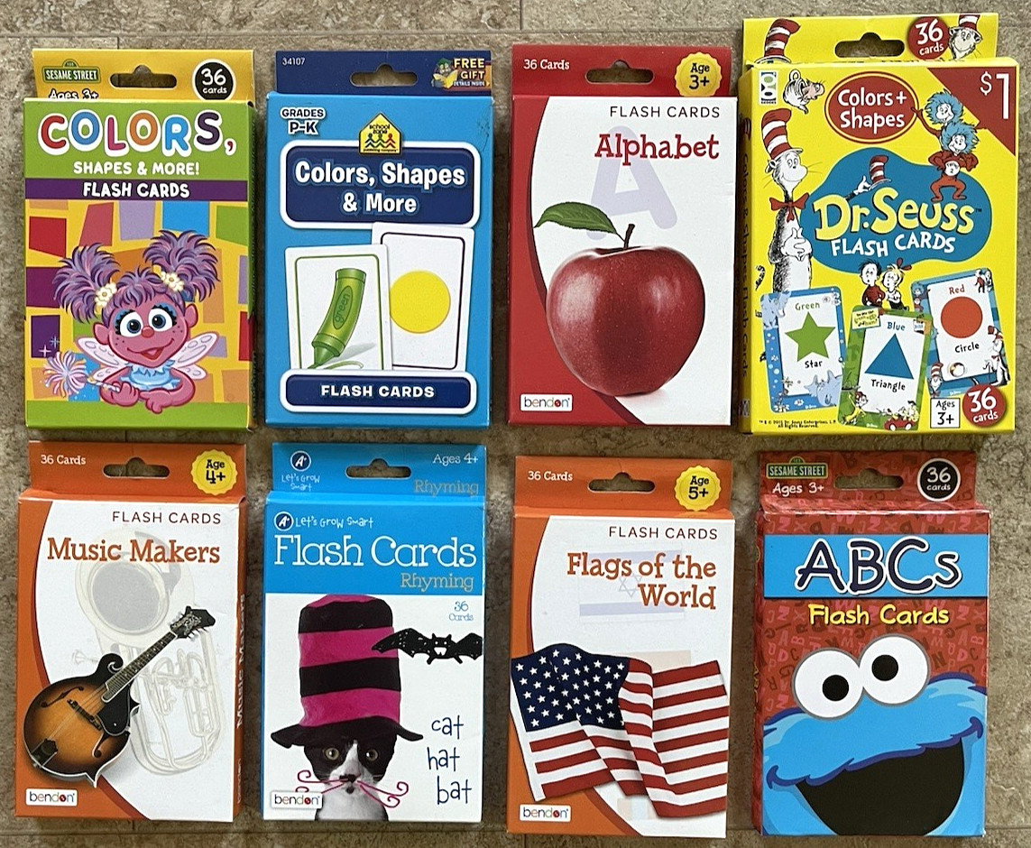 BIG CHILDREN’S LOT: Flash Cards PUZZLES Truck/Stamp Kits GAMES Wood Letters NEW!