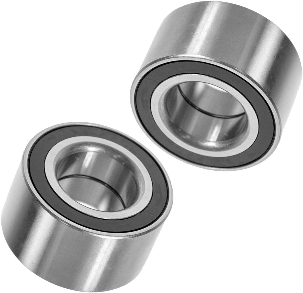 TRQ 2 Piece Front Wheel Bearing & Hub Kit Set Compatible with 1992-2000 Honda