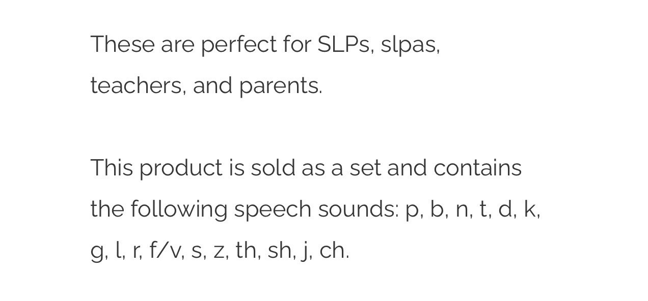 Speech Therapy Speech Sound Boxes
