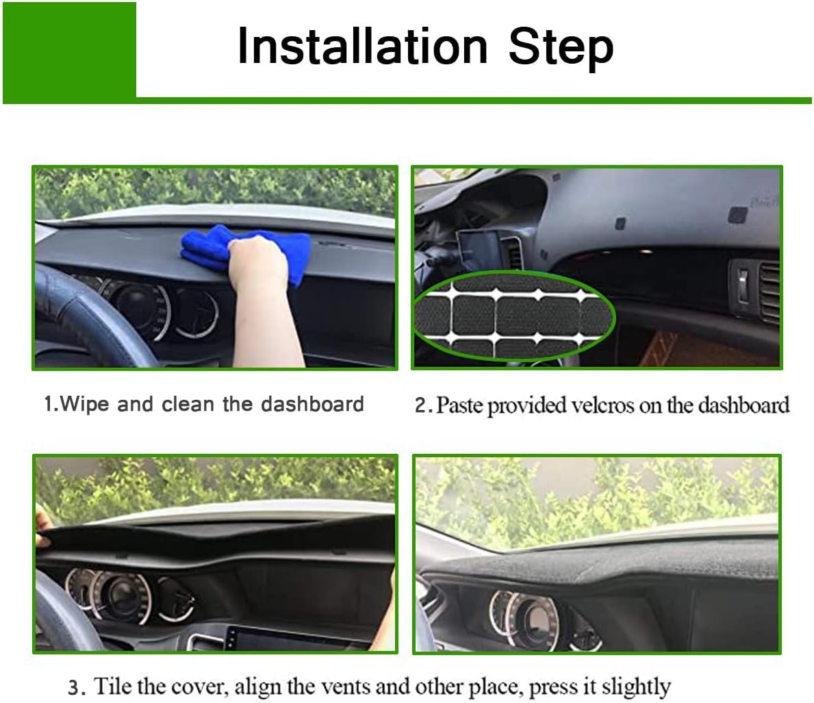 Dash Cover Dashboard Cover Mat Pad Custom Fit for Toyota Camry 2007 2008 2009…