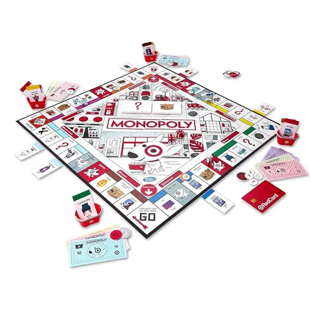 Monopoly Game: Target Edition – Exclusive Target-Themed Family Board Game by