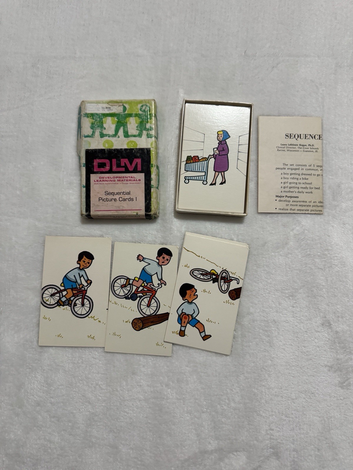 Vintage DLM Developmental Learning Materials Association Picture Cards 1