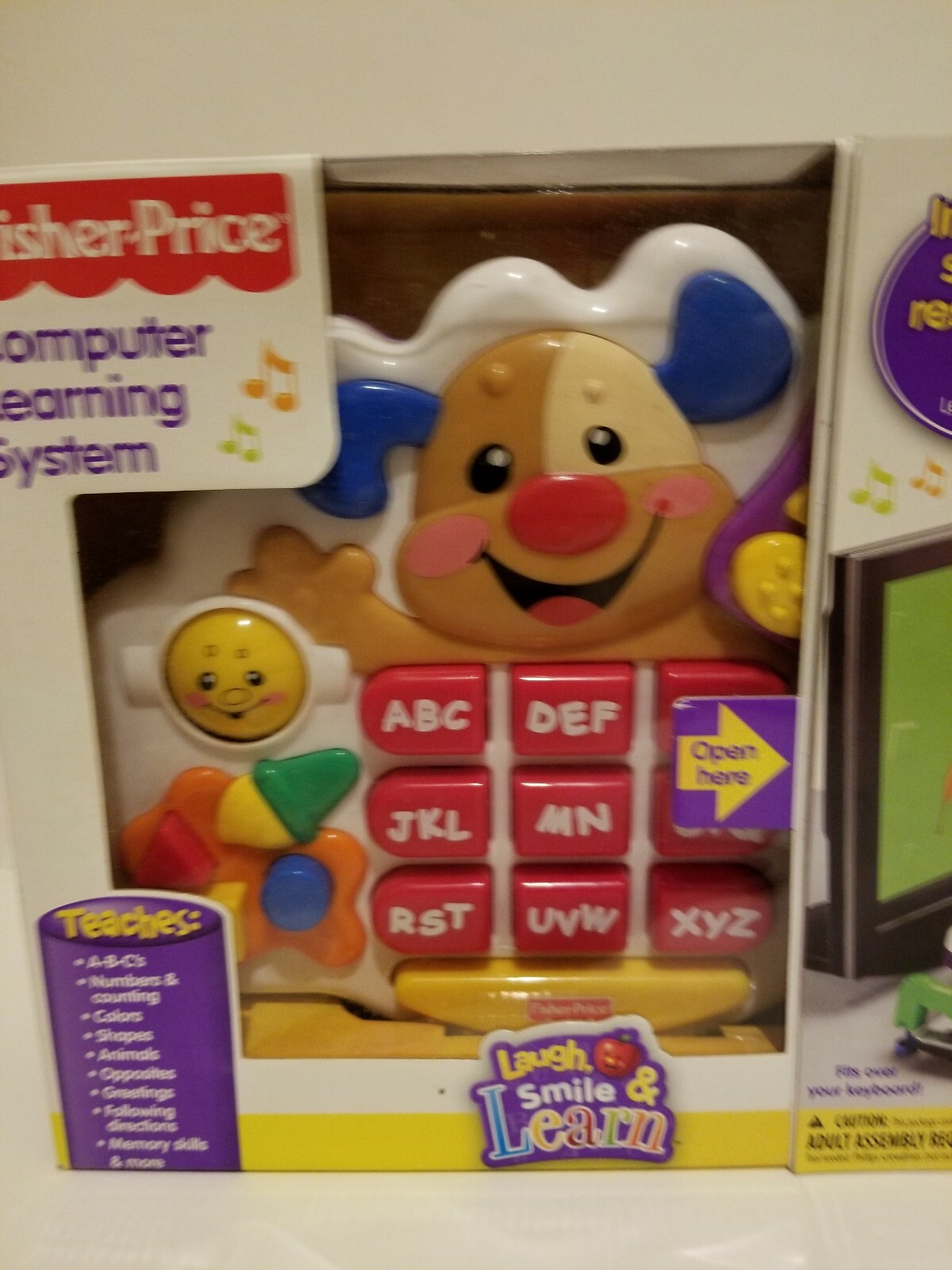 Fisher Price Computer Learning System 9- 36 Months New ABC Laugh Smile Learn