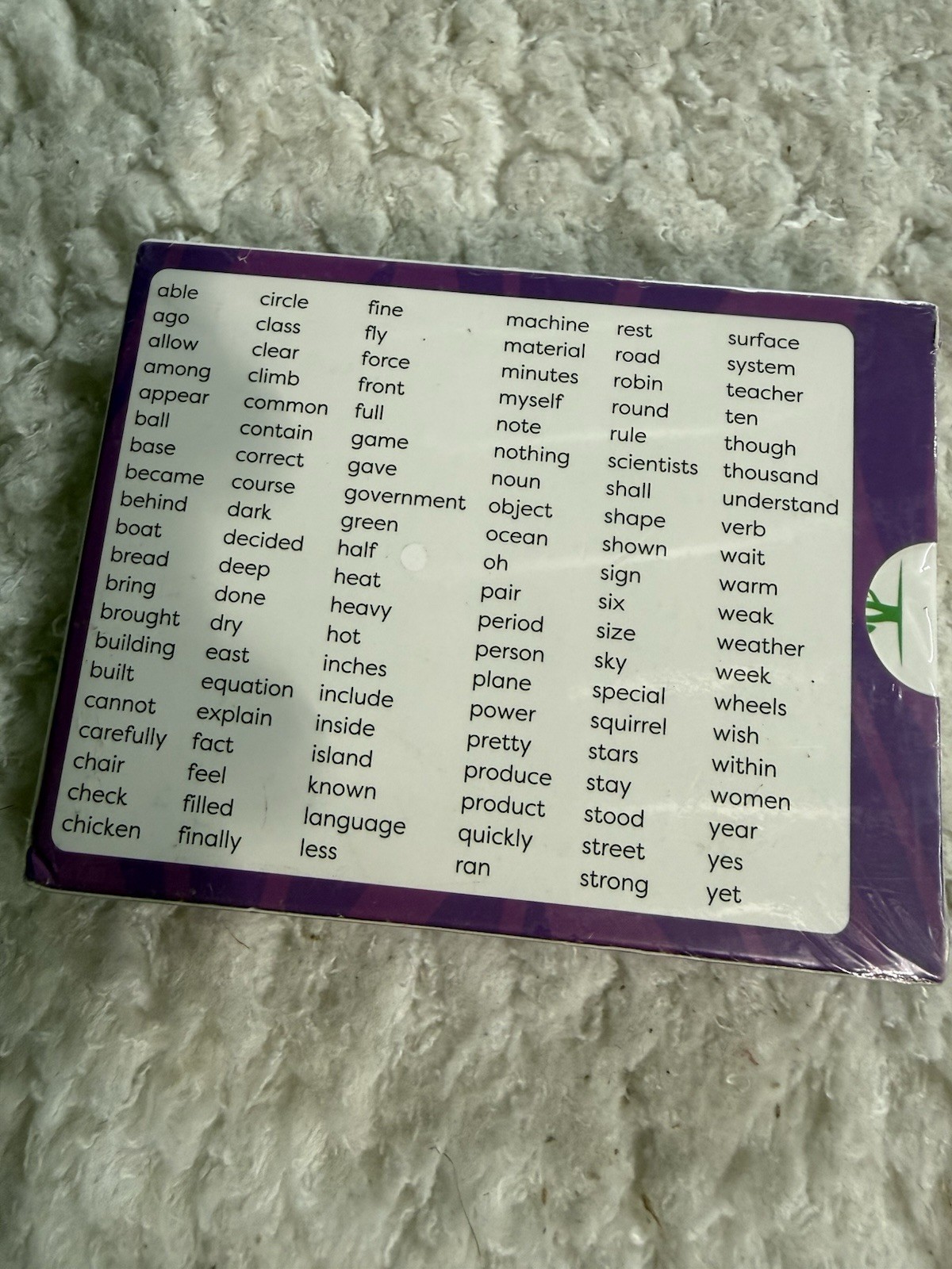 Sight Words Flash Cards 4th Grade- 120 High Frequency Words