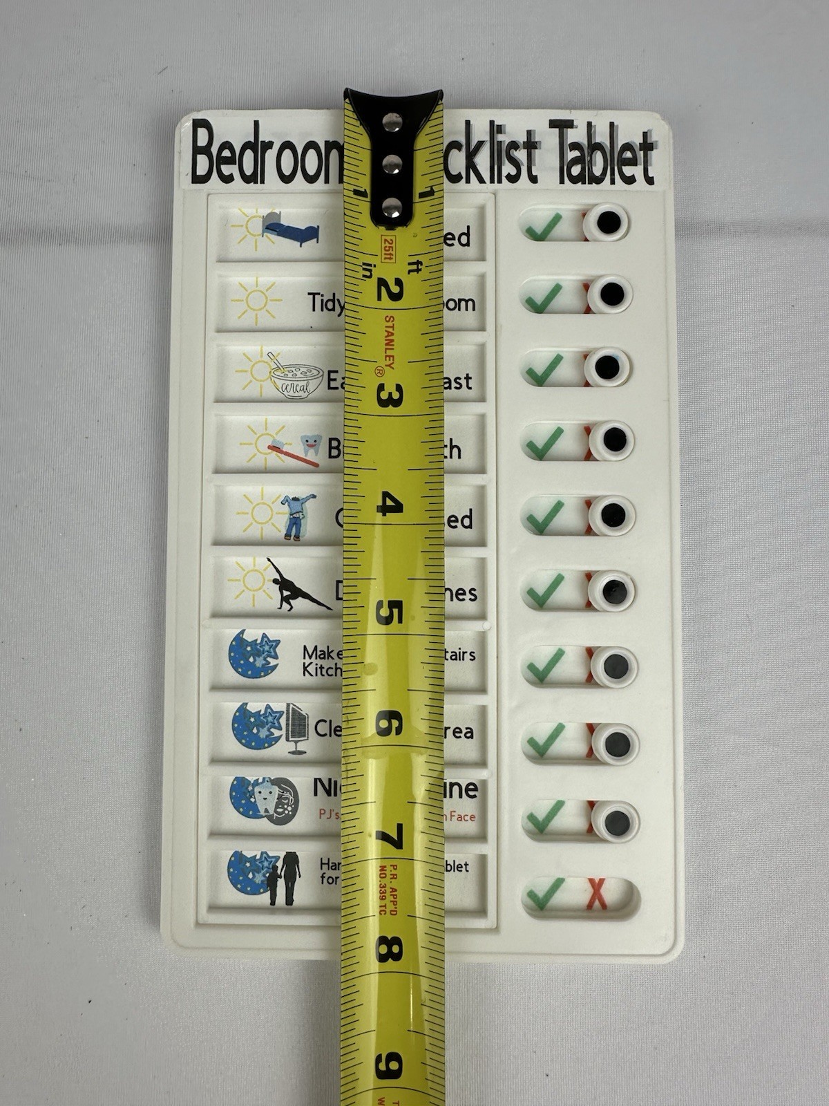 Vintage Kids Chore Chart Slide Button My Chores