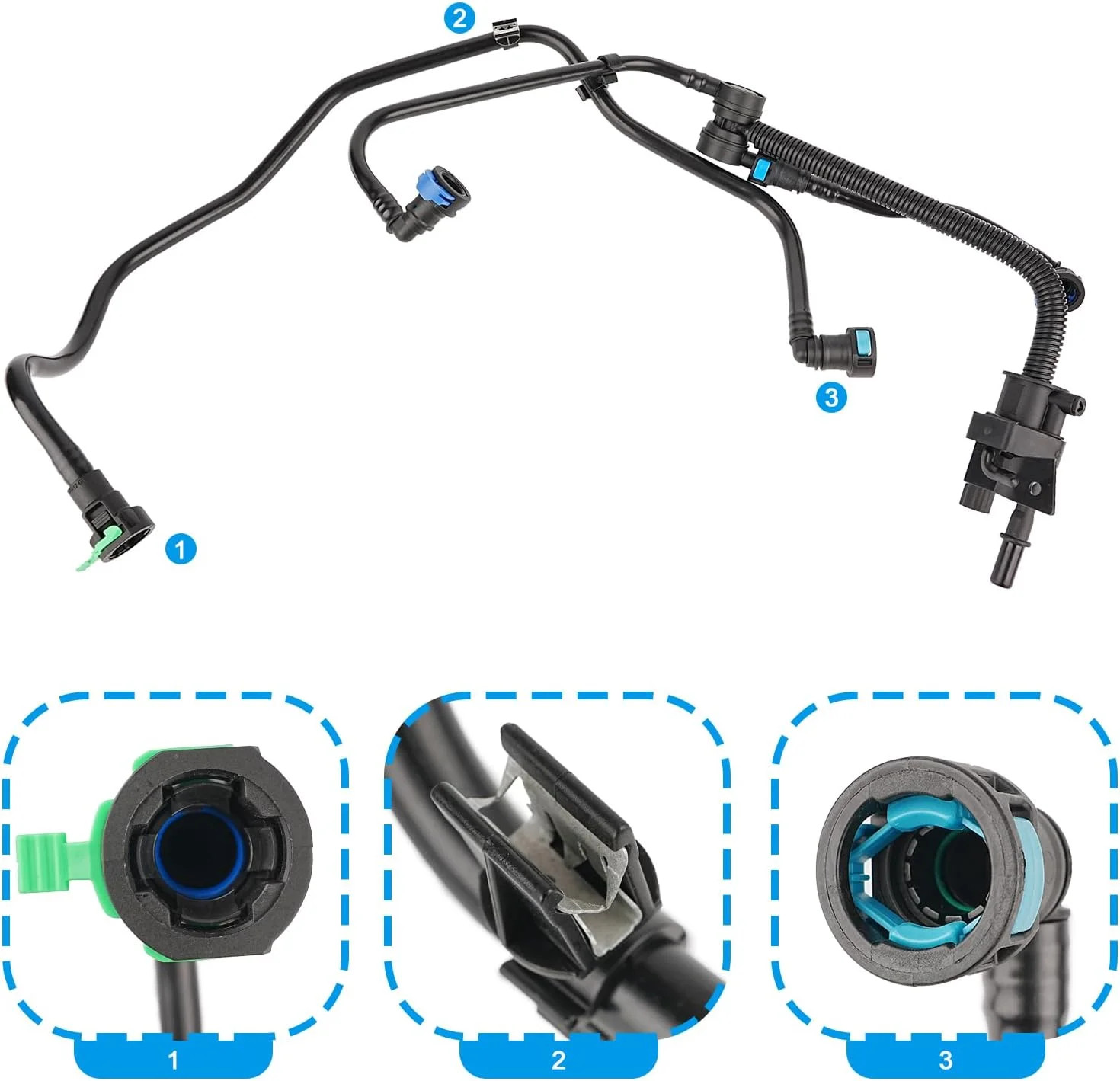 Vapor Canister Purge Valve FB5Z-9G271-A FB5Z9G271A, Compatible with 2016 2017 2.