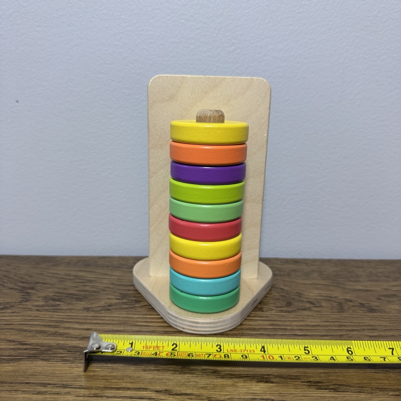 Lovevery Babbler Play Kit…Wooden Stack And Slot Baby Toy Ring Drop