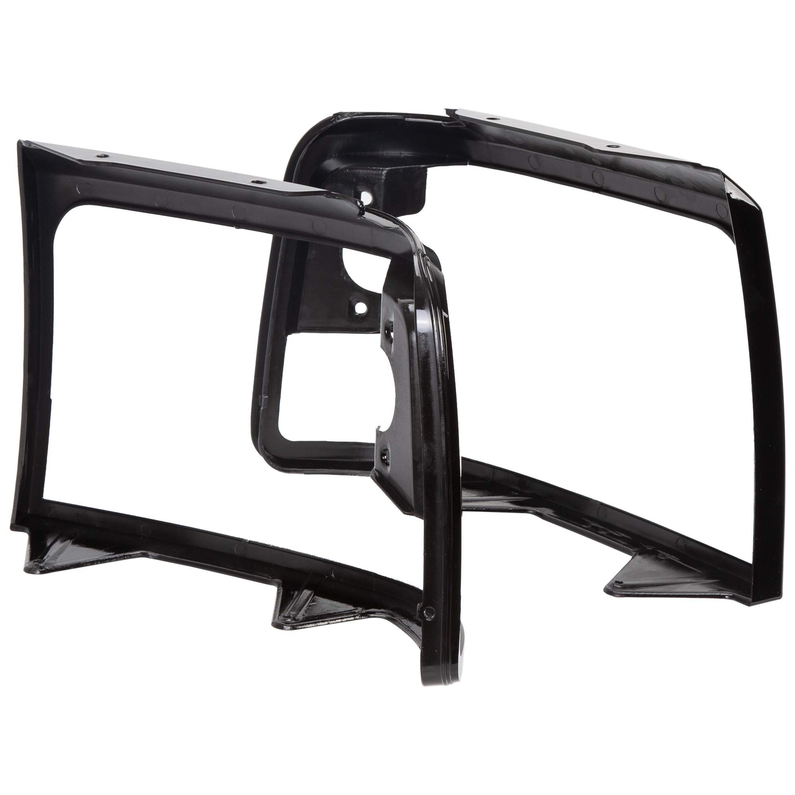 ECOTRIC Headlights Headlamps Trim Bezel Black Compatible with 1992-1997 F250 …