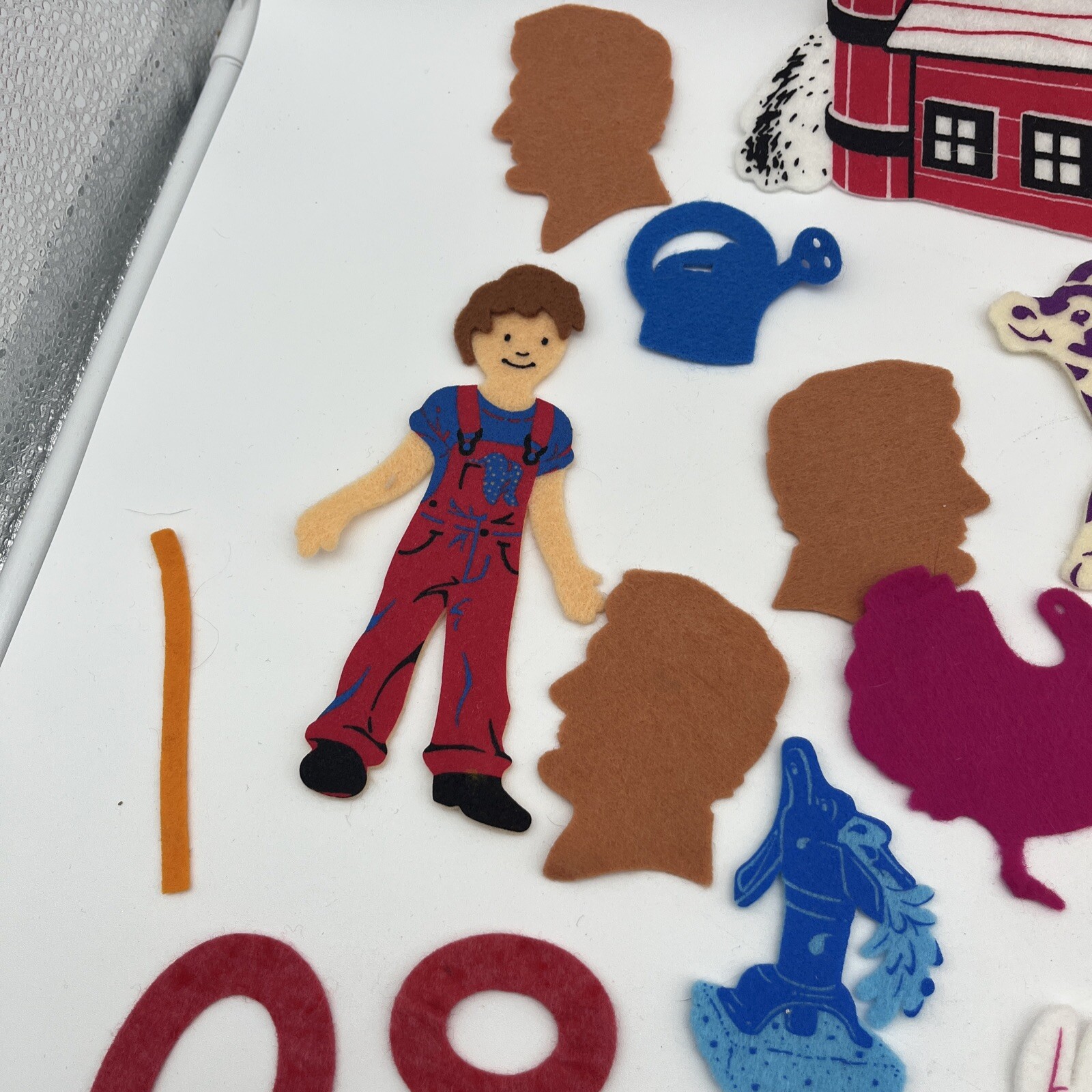Vintage Felt Board Storyboard Figures & Characters Lot