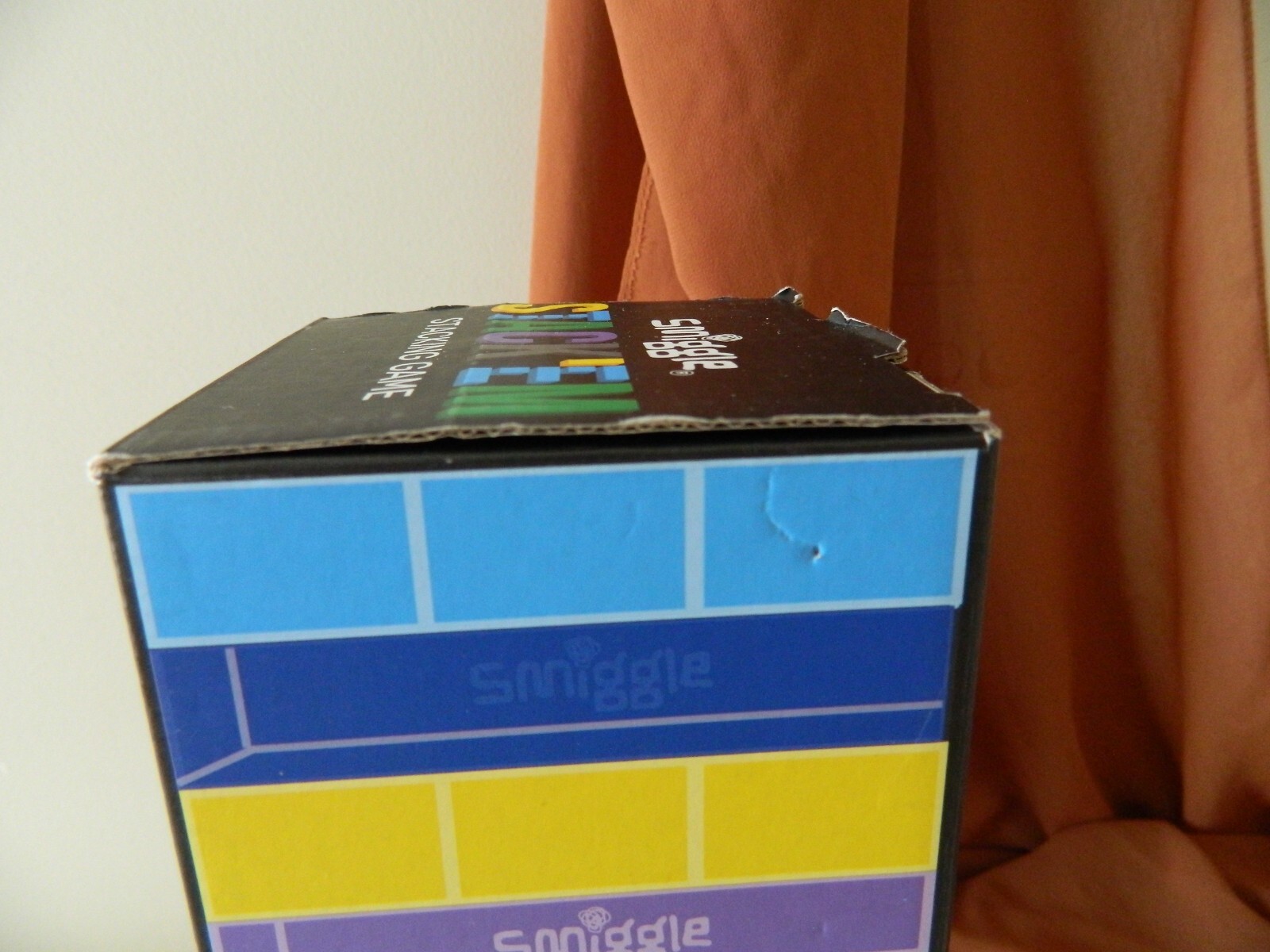 New Smiggle STACK’EM Stacking Bricks Game Gift For Age 6+ Plastic Original Box