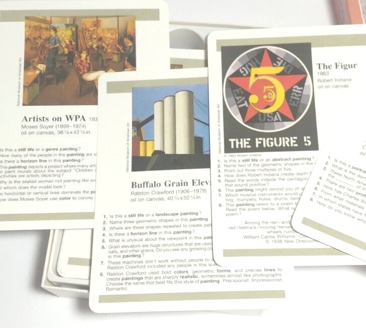 Educational Art Card Game 320 Questions On American Art Smithsonian