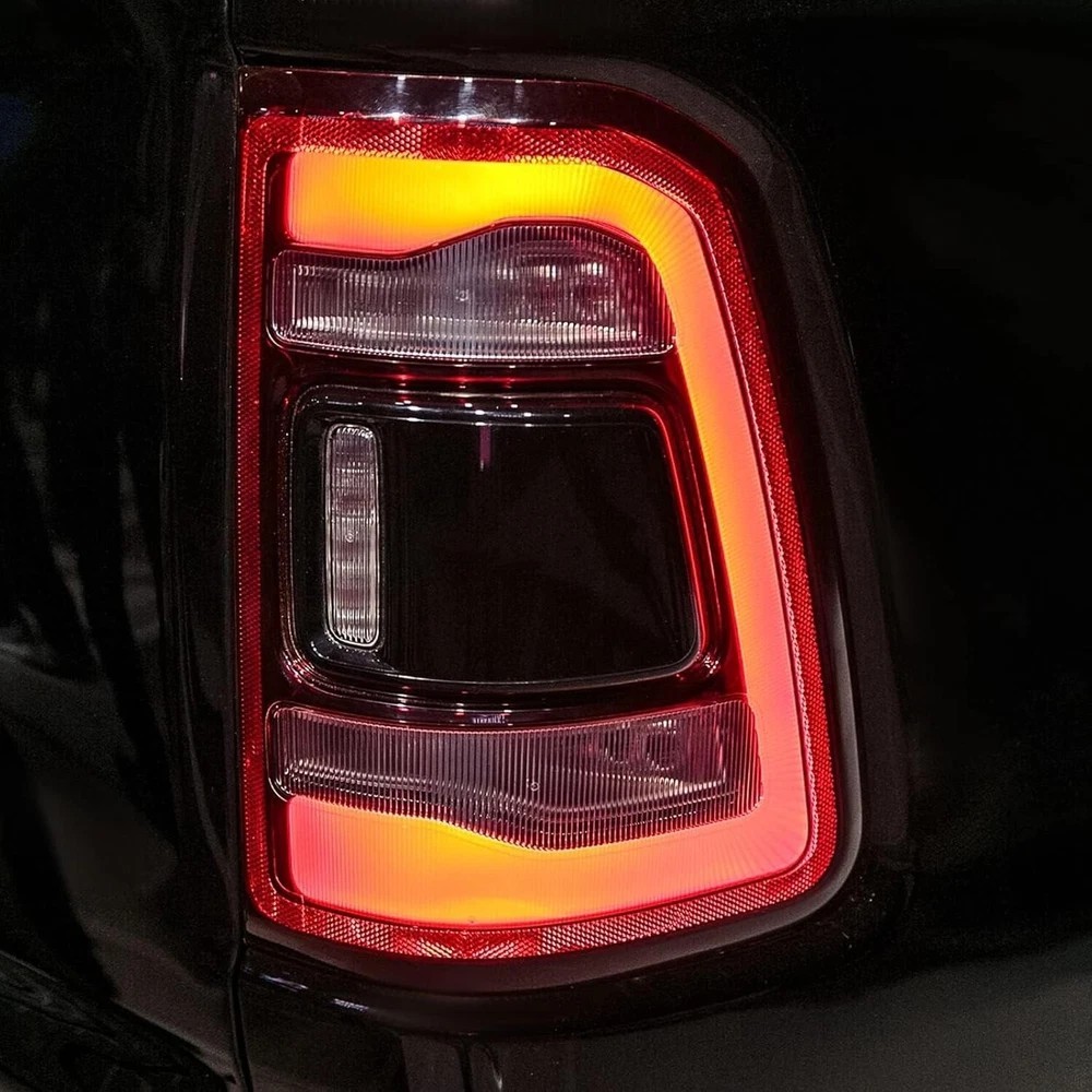 19-22 Dodge Ram 1500 Blindspot Ready LED Tail Light Black Smoke Right Passenger
