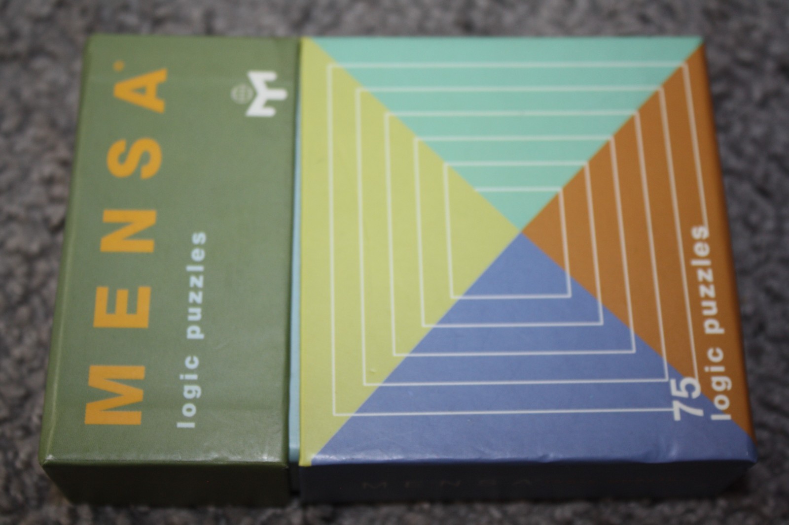 Mensa Logic Puzzles and Mighty Mind Benders Flash Card Games