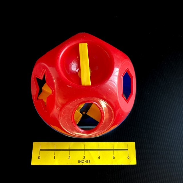 Shape O Tupperware Educational Kids Toy Vintage Box All Original Shapes