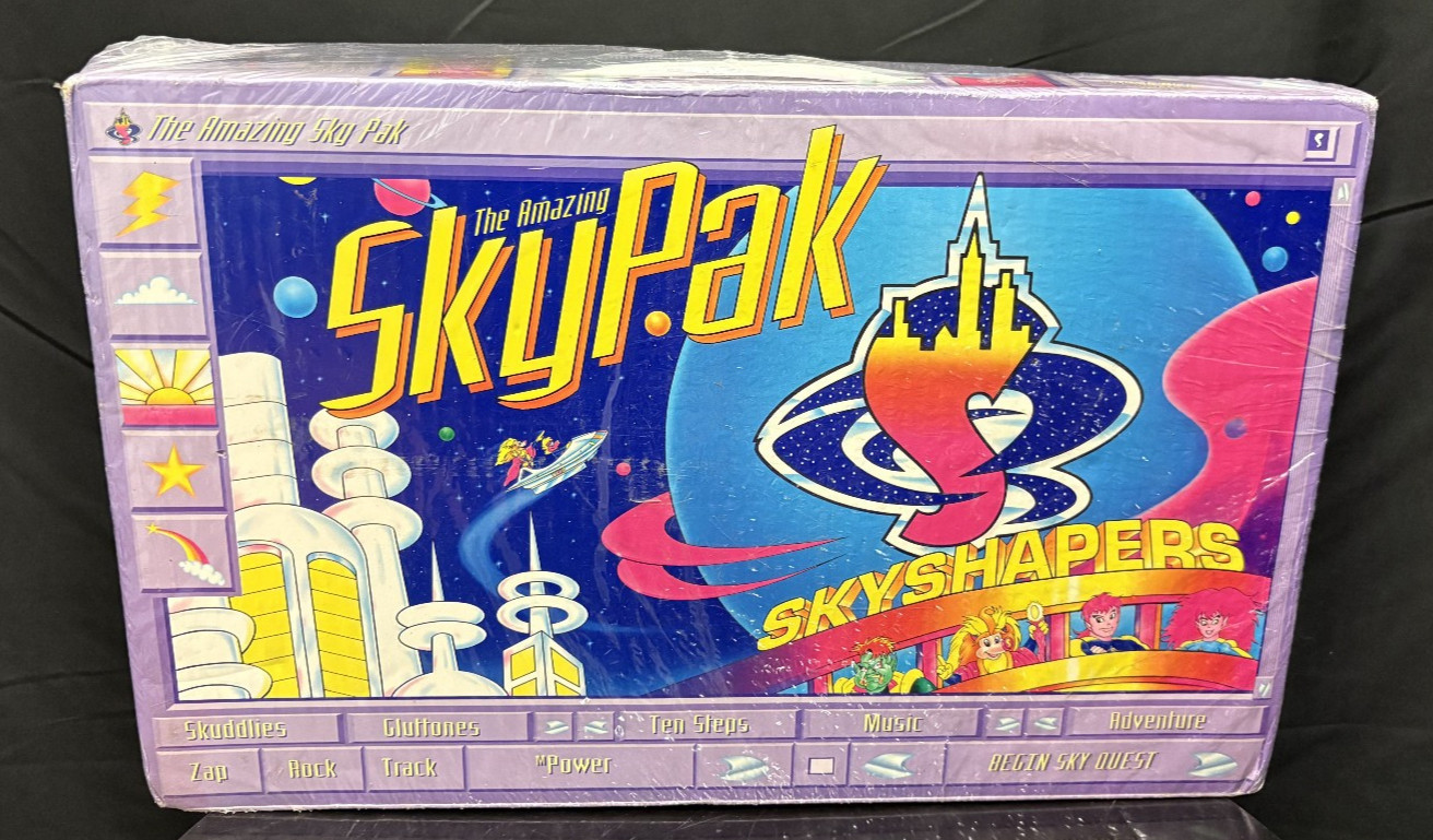 Vintage 1994 Skyshapers: The Amazing Skypak! – Kid’s Educational Activity Set