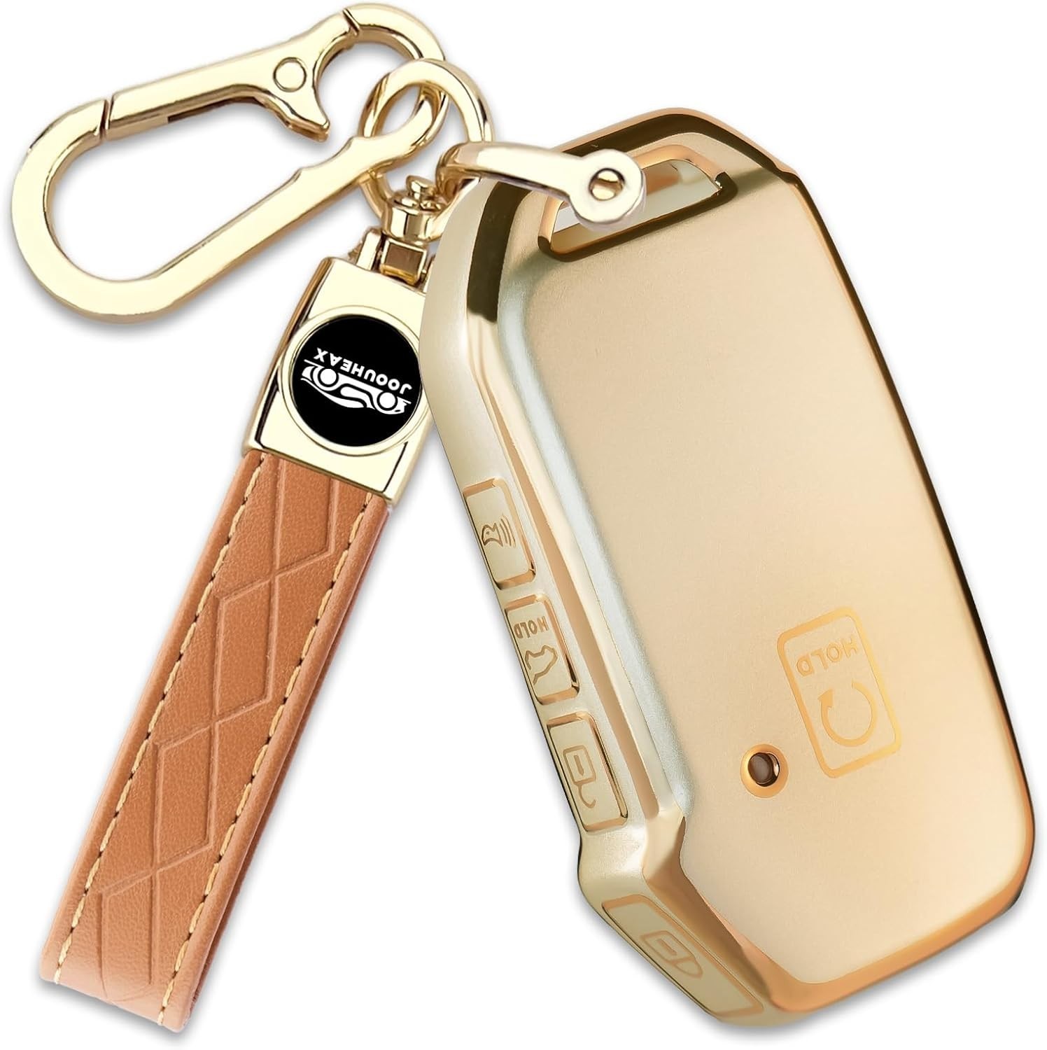 For Kia Key Fob Cover with Key Chain, Soft TPU Car Key Fob Case Shell for Kia So
