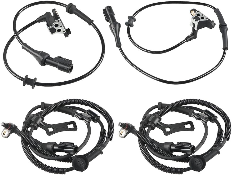 4 Pcs ABS Wheel Speed Sensor Compatible with Ford Explorer Mercury Mountaineer