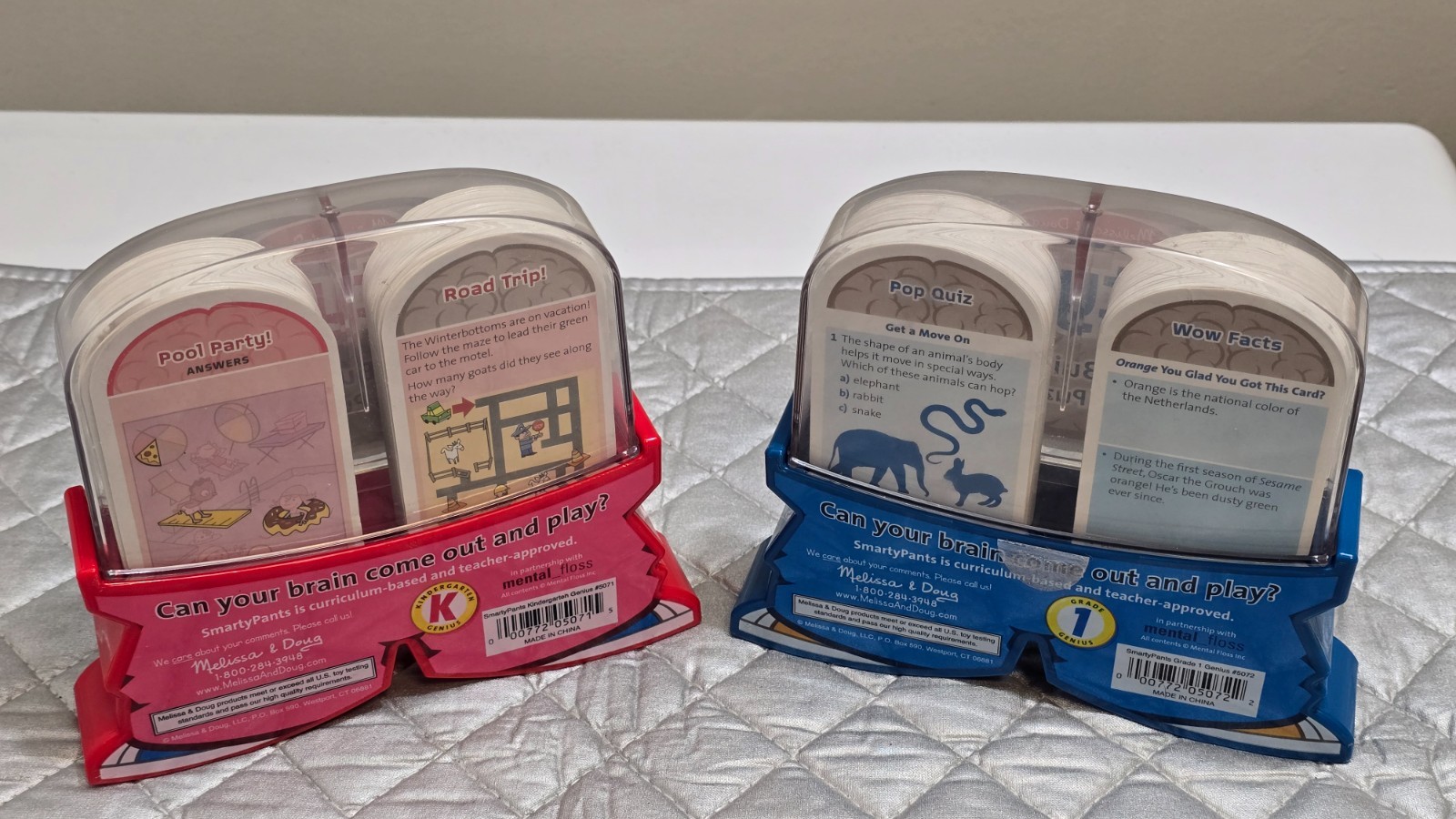 Melissa and Doug Smarty Pants Cards Lot of 2 – Kindergarten+1st Grade