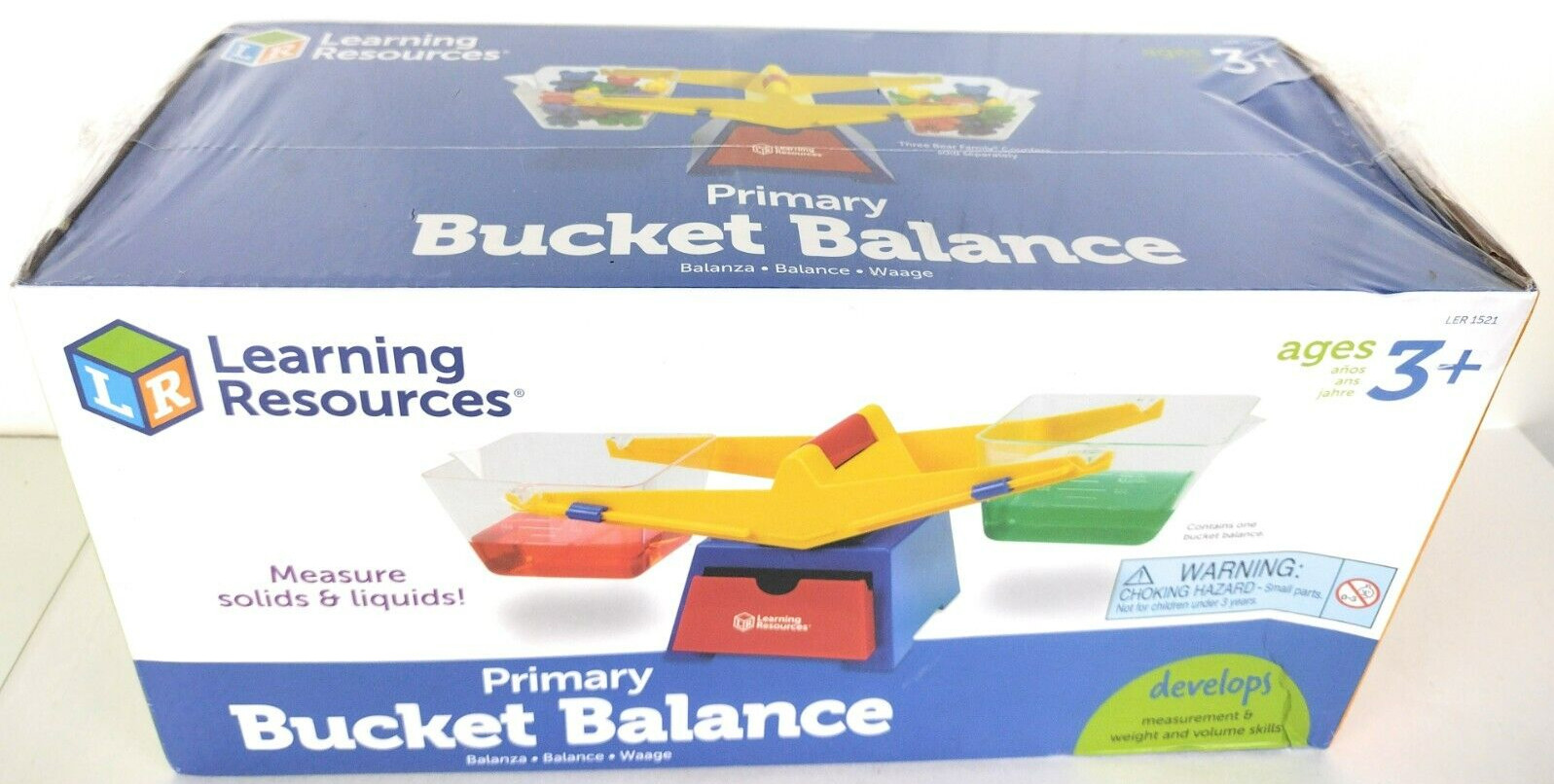 Learning Resources Primary Bucket Balance Teaching Scale -Ages 3+ Science & Math