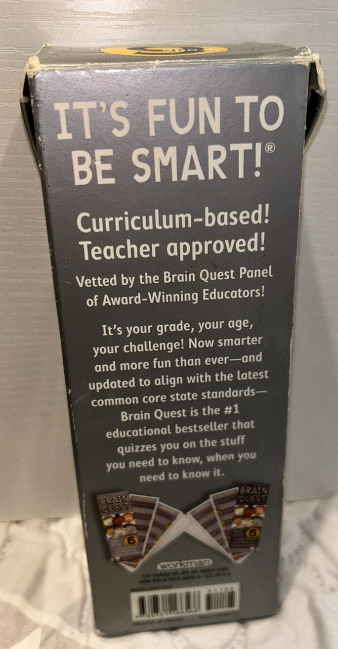 Brain Quest Card Decks grade 6