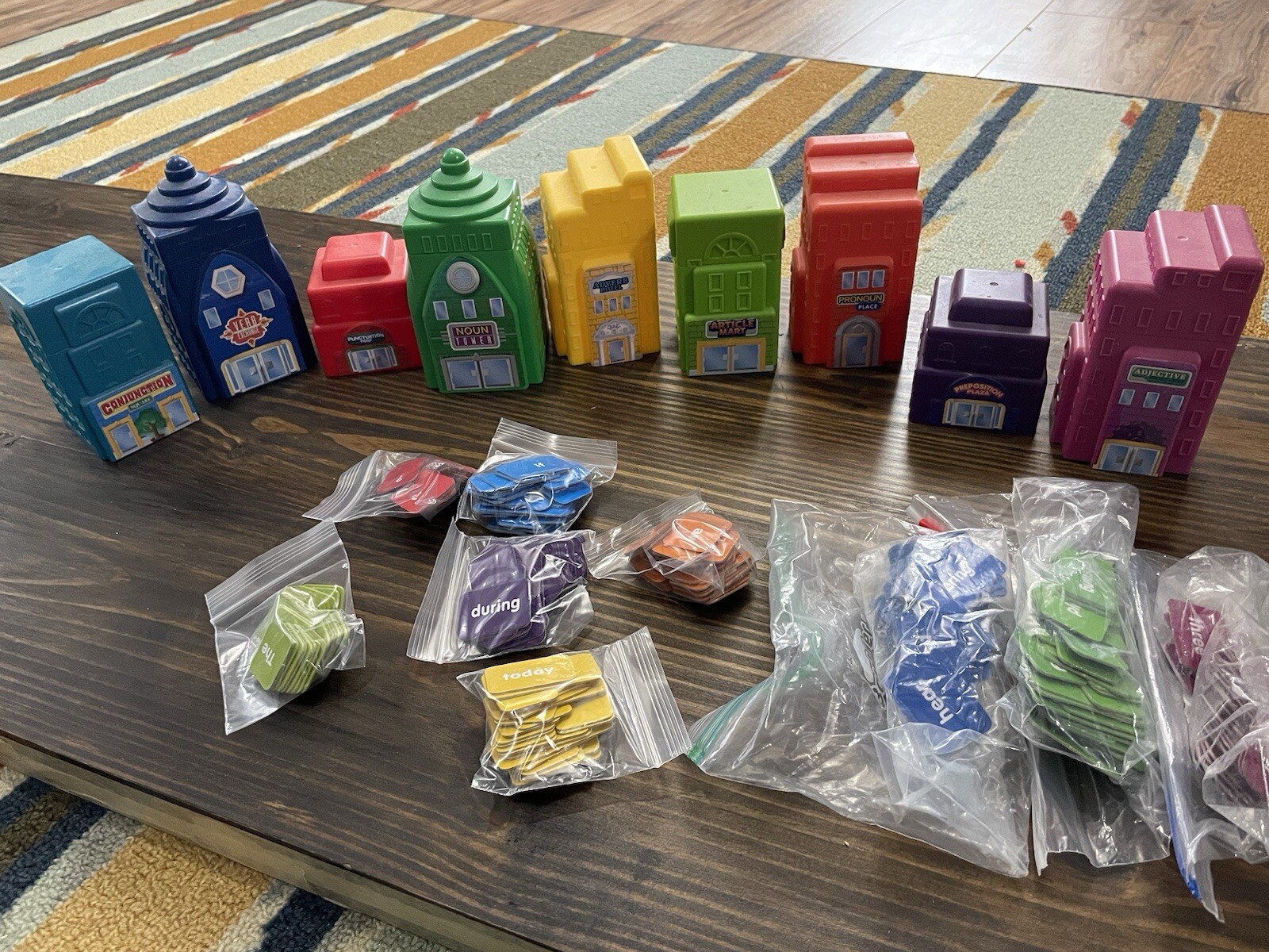 Learning Resources Sentence Buildings Parts of Speech Activity Set Homeschool