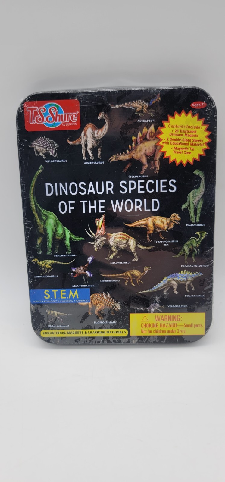 Dinosaur Species Of The World T.S.Shure Bendon Educational Magnets/ Learn STEM