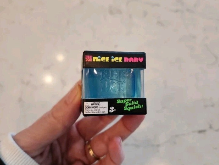 NEW NeeDoh Nice Ice Baby Sensory Stress Squeeze Toy 1.25″ BLUE Fidget