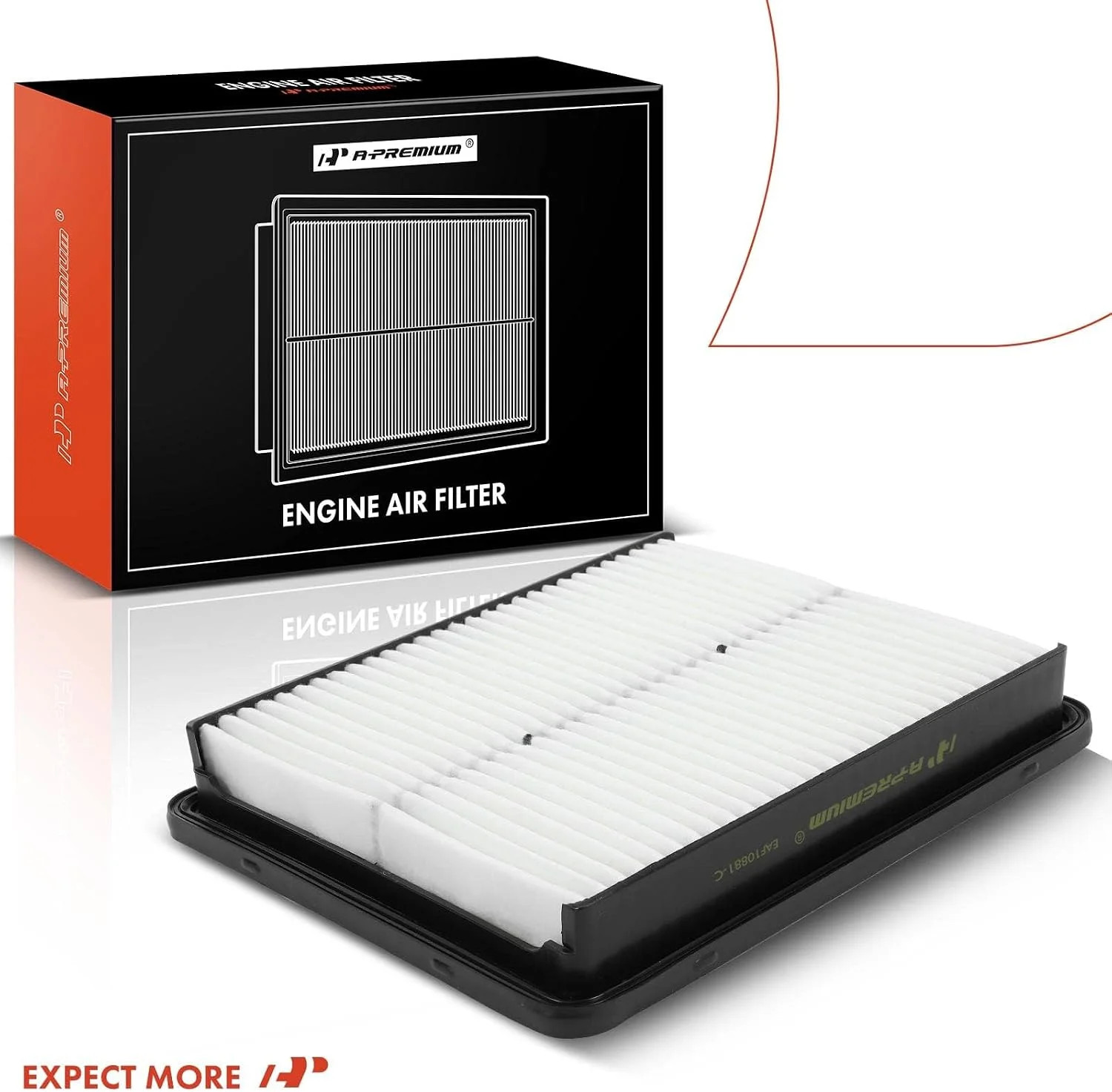 A-Premium Engine Air Filter Compatible with Hyundai & Kia – Santa Fe 2010-2012,