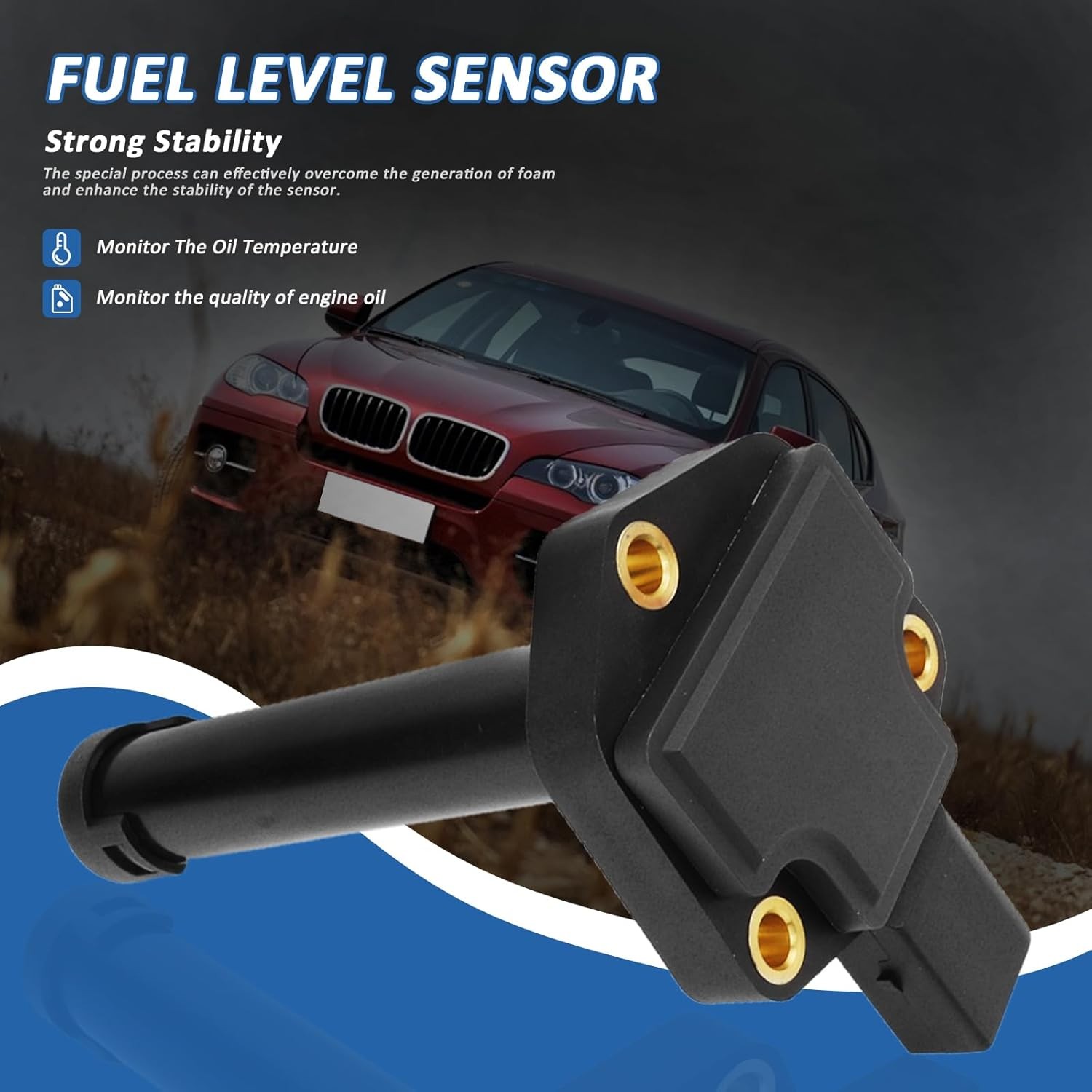 12617607909 2007-2014 Oil Level Sensor for BMW X3 X5 X6 E83 E70 F15 E71