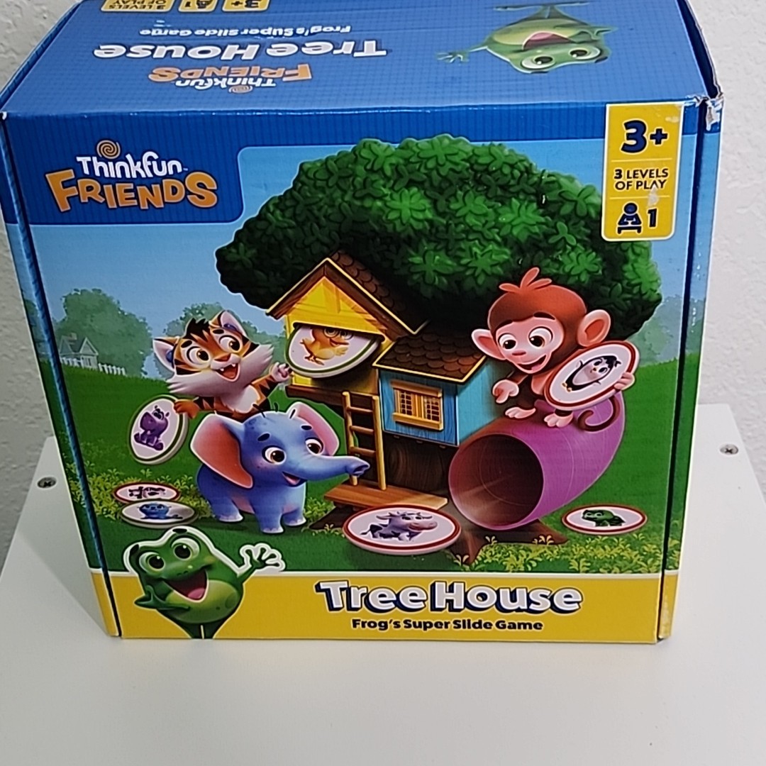 ThinkFun Friends Tree House Board Game: Frog’s super slide Educational Focus