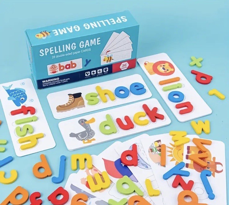 Alphabet ABC Learning Educational Toys Puzzle Flash Cards Preschool