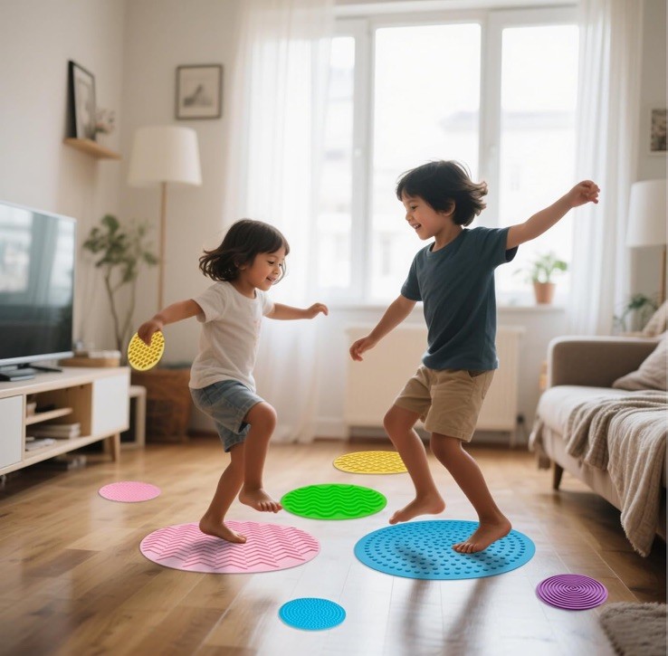 Matching sensory Discs With Eye Mask Tactile Stimulation, Autism, Early ED NIP
