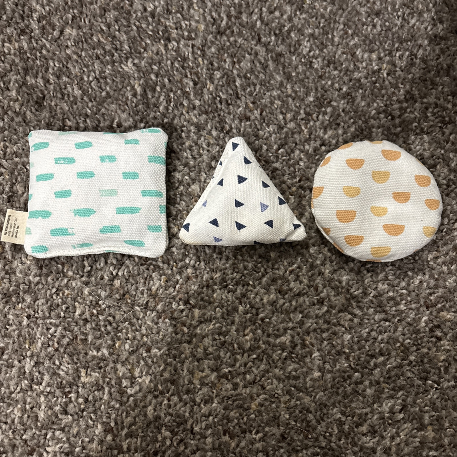 Panda Crate Kiwi Co Montessori Beanbag 3 Shapes Toy Brain Development