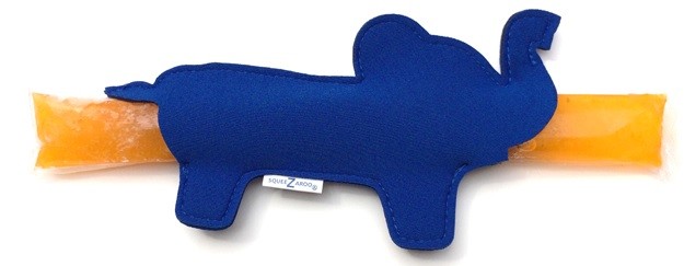 SqueeZaroo ELEPHANT Neoprene Freezer Pop/Ice Pop Sleeve holder unique new