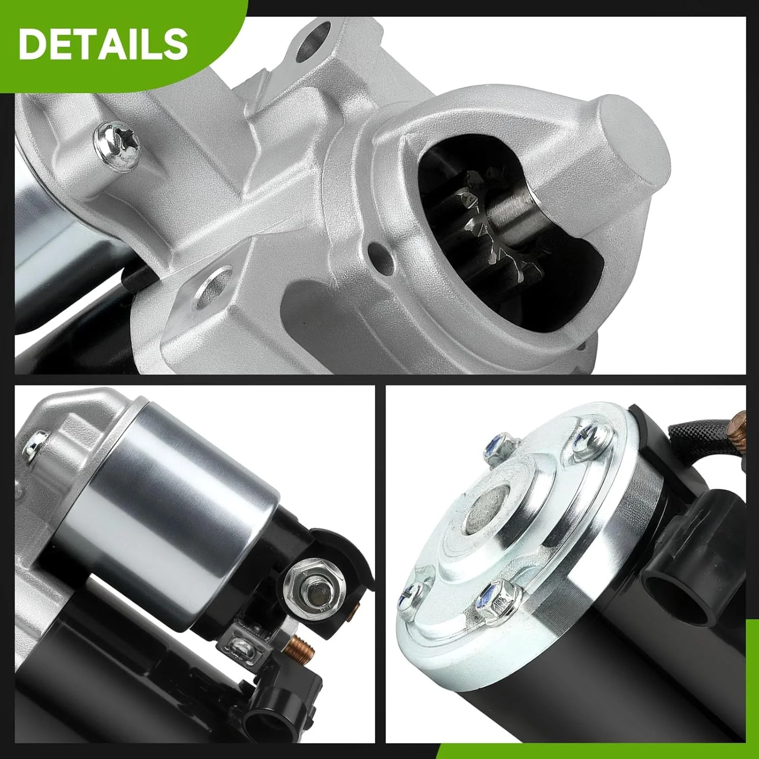 New Starter Compatible with 2014-2016 Chevrolet Silverado 1500, Tahoe, Suburban,