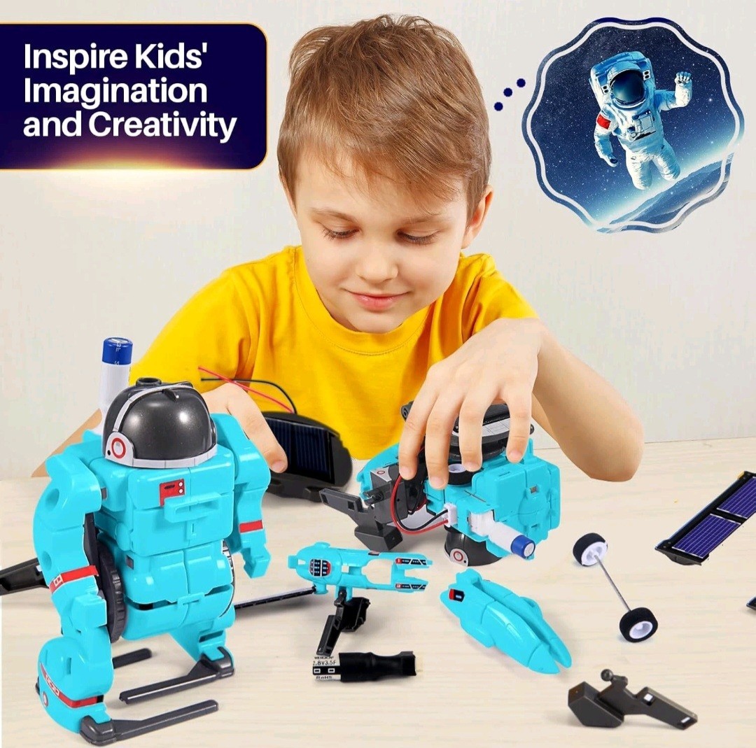 6-in-1 STEM Solar Robot Kit for Kids Educational Science New Sealed- Box Damage