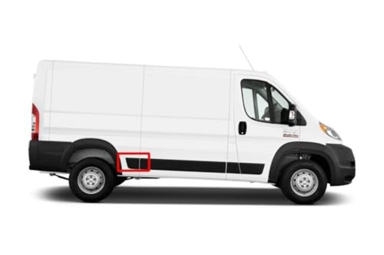 for Dodge RAM PROMASTER 2014-2018 Right REAR QUARTER PANEL (SHORT WHEEL BASE)