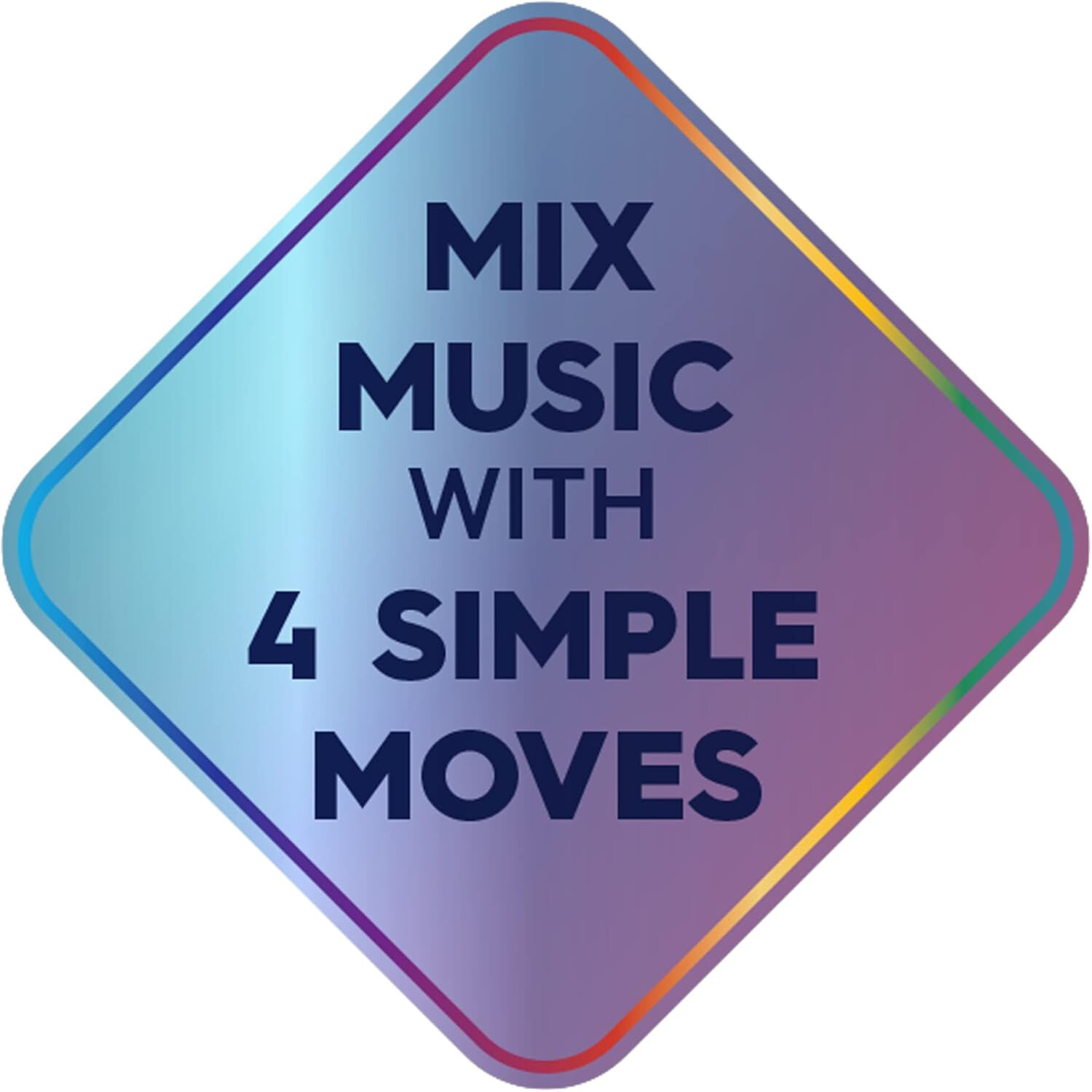 Just Play Rukus FX Handheld Electronic Game White Motion Controlled Music Mixer