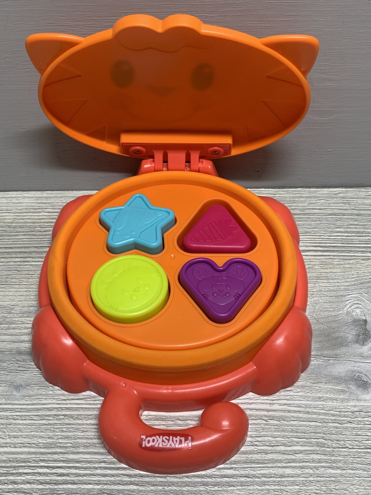 Playskool Cat Shape Sorter Toy Complete Set Educational Toddler Sensory Activity