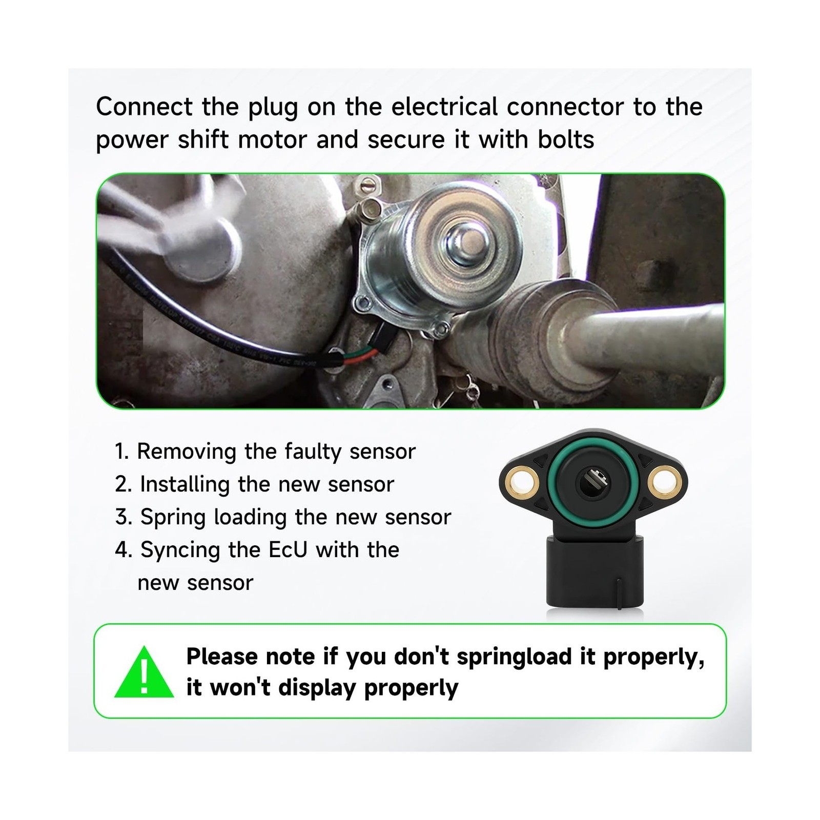 Electric Power Shift Control Motor Compatible with Rancher 420 TRX420TE Forem…